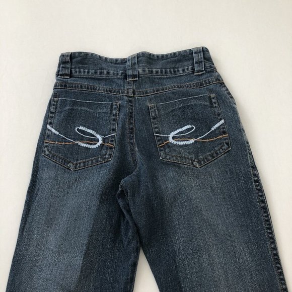 Esprit Jenas Women's 16 Blue Boot Cut Denim Pants Reg Fit Size 26x30 - Picture 11 of 16